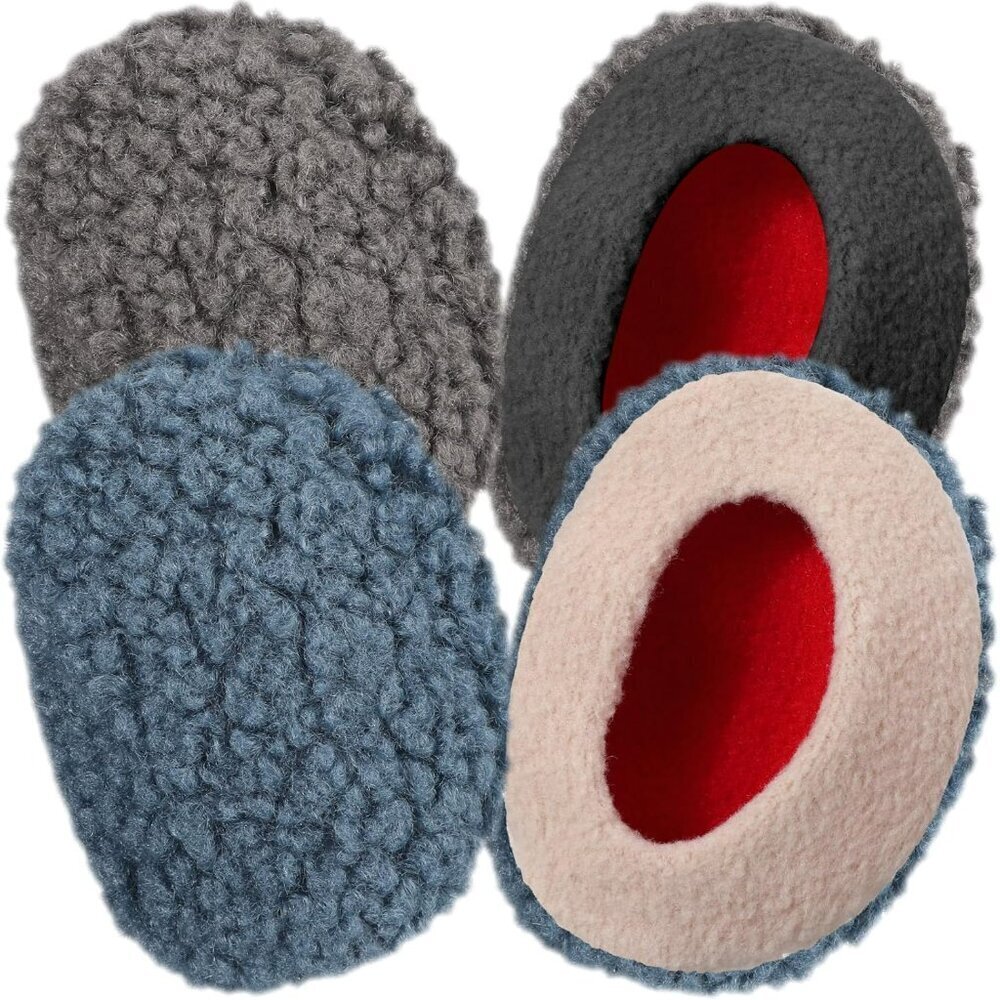2 Pairs Bandless Earmuffs Ear Warmers Winter Ear Covers Earcaps for Outdoors